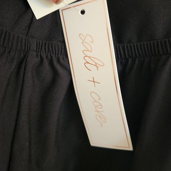 NWT Salt And Cove Black Swim Cover-up Dress With Bow Detail L - Picture 7 of 8